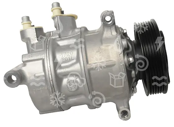 kompresor SANDEN PXE14, řemenice 110 mm - PV6, 12V, 1737P, Škoda, Audi, Seat